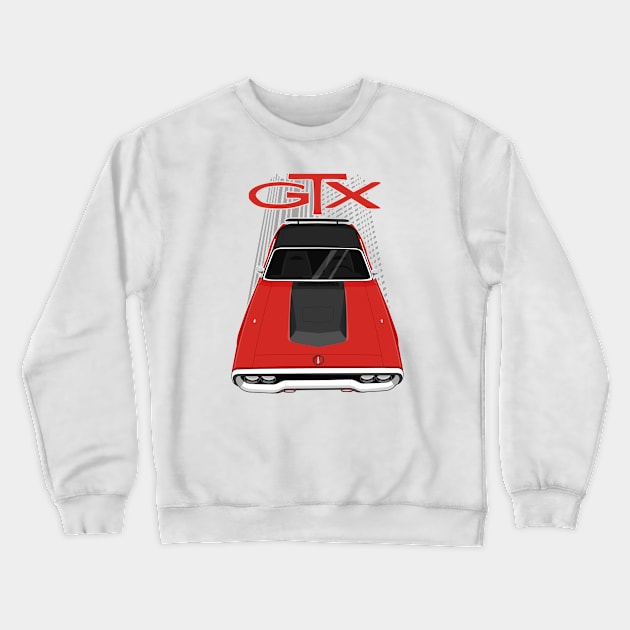 Plymouth Road Runner GTX 1971 - 1972 - red Crewneck Sweatshirt by V8social